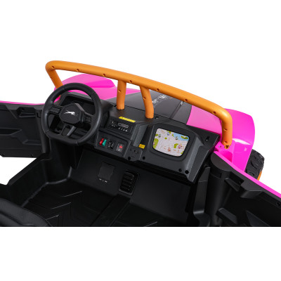 Vaikiškas elektrinis bagis Arctic Cat WILDCAT XX, Rožinis
