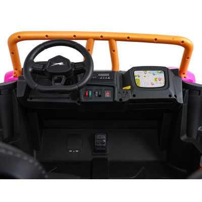 Vaikiškas elektrinis bagis Arctic Cat WILDCAT XX, Rožinis