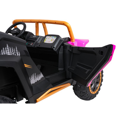 Vaikiškas elektrinis bagis Arctic Cat WILDCAT XX, Rožinis
