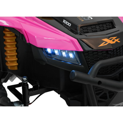 Vaikiškas elektrinis bagis Arctic Cat WILDCAT XX, Rožinis