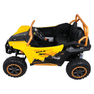 Vaikiškas elektrinis bagis Arctic Cat WILDCAT XX, Geltonas