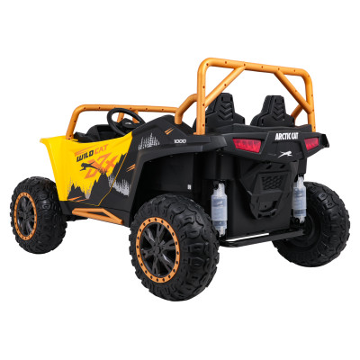 Vaikiškas elektrinis bagis Arctic Cat WILDCAT XX, Geltonas