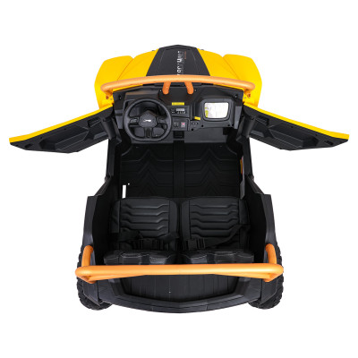 Vaikiškas elektrinis bagis Arctic Cat WILDCAT XX, Geltonas