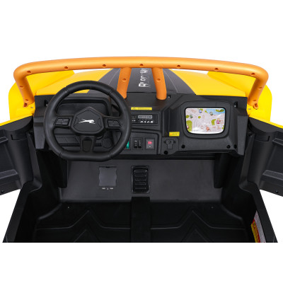Vaikiškas elektrinis bagis Arctic Cat WILDCAT XX, Geltonas