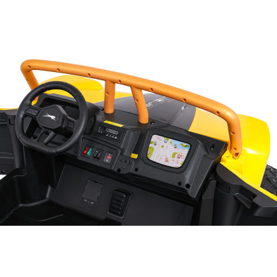 Vaikiškas elektrinis bagis Arctic Cat WILDCAT XX, Geltonas
