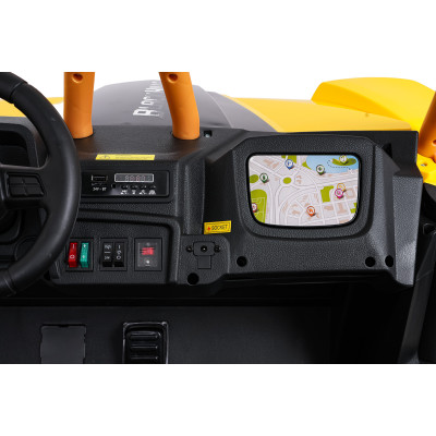 Vaikiškas elektrinis bagis Arctic Cat WILDCAT XX, Geltonas