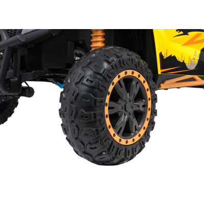 Vaikiškas elektrinis bagis Arctic Cat WILDCAT XX, Geltonas