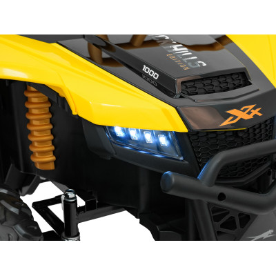 Vaikiškas elektrinis bagis Arctic Cat WILDCAT XX, Geltonas