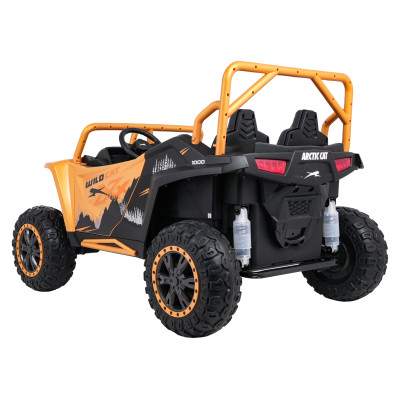 Vaikiškas elektrinis bagis Arctic Cat WILDCAT XX, Auksinis