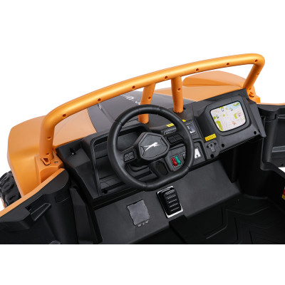 Vaikiškas elektrinis bagis Arctic Cat WILDCAT XX, Auksinis