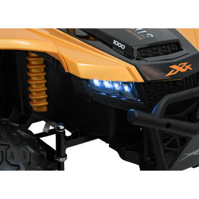 Vaikiškas elektrinis bagis Arctic Cat WILDCAT XX, Auksinis