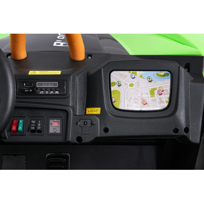 Vaikiškas elektrinis bagis Arctic Cat WILDCAT XX, Žalias