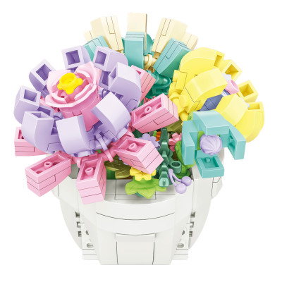 Konstruktorius gėlės 253 detalės