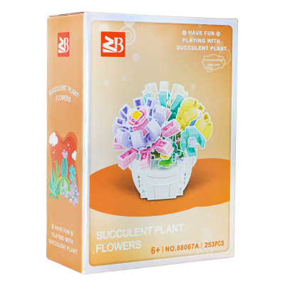 Konstruktorius gėlės 253 detalės