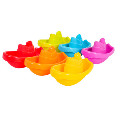 Spalvotų vonios valčių rinkinys