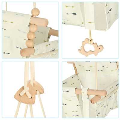 Universali medinė sūpynė vaikams – namams, sodui, kambariui