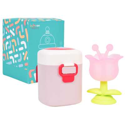 Teether Flower Pink + Packaging