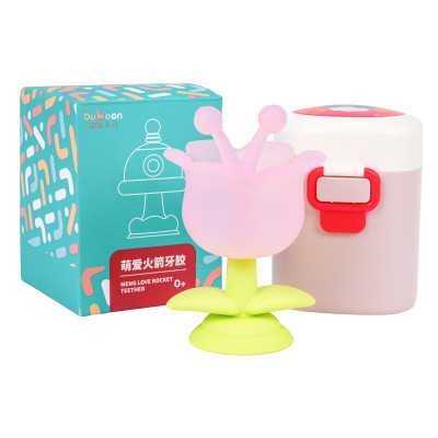 Teether Flower Pink + Packaging