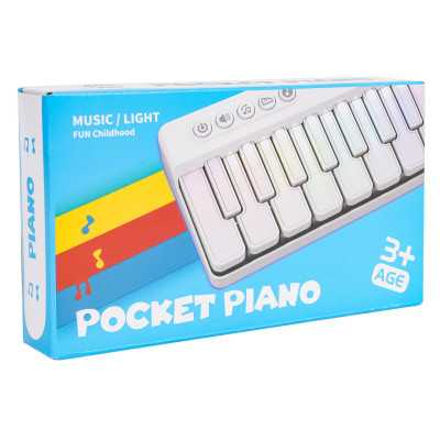 Muzikinis kilimėlis Piano White