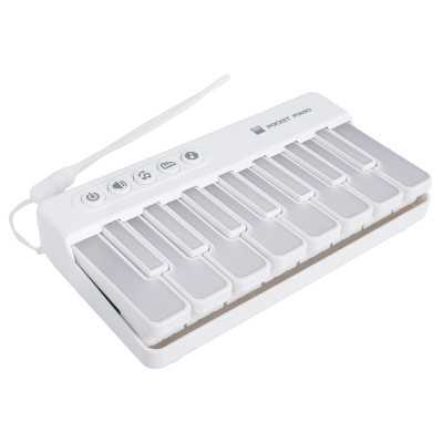 Muzikinis kilimėlis Piano White
