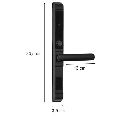 Durų rankenos elektroninis užrakto kodas pirštų atspaudų kortelė