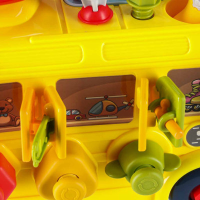 Manipuliacinis autobusas "6-in-1" su atsuktuvu