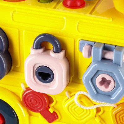 Manipuliacinis autobusas "6-in-1" su atsuktuvu