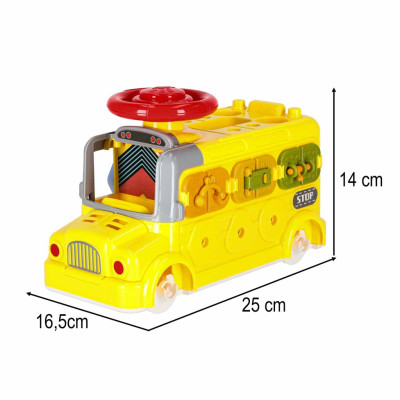 Manipuliacinis autobusas "6-in-1" su atsuktuvu