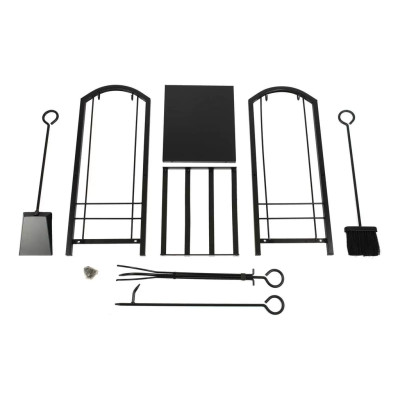 Židinio malkų stovas metaliniai židinių priedai