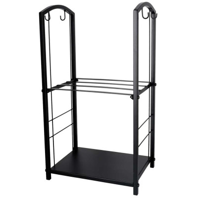 Židinio malkų stovas metaliniai židinių priedai