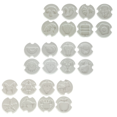 3D krištolo klijai magija virtuvės trafaretai kūrybinis rinkinys 62 elementai oranžinė