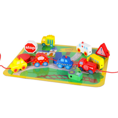 Mediniai blokai, skirti lentų lentų automobilių transporto priemonių sriegimui