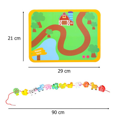 Mediniai blokai, skirti sriegimo lentos lentos ūkio gyvūnams