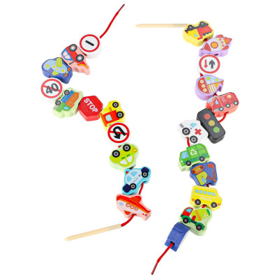 Mediniai blokeliai transporto priemonių kelio ženklams sriegti