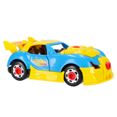 Statybinis sportinis automobilis, skirtas šviesos garsui derinti