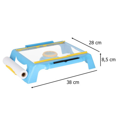 Projektoriaus kortelės piešimo stalas mėlynos spalvos