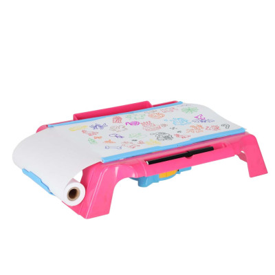 Projektoriaus piešimo stalo kortelė rožinės spalvos