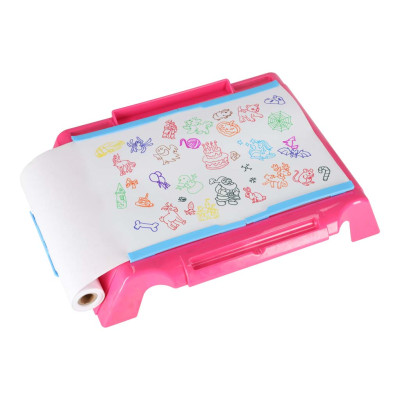 Projektoriaus piešimo stalo kortelė rožinės spalvos