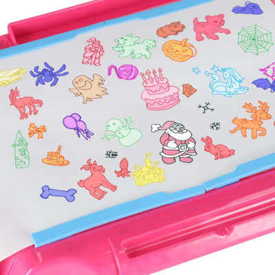 Projektoriaus piešimo stalo kortelė rožinės spalvos