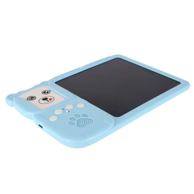 Anglų kalbos žodyno mokymosi kortelių skaitymo kortelė flipchart blue