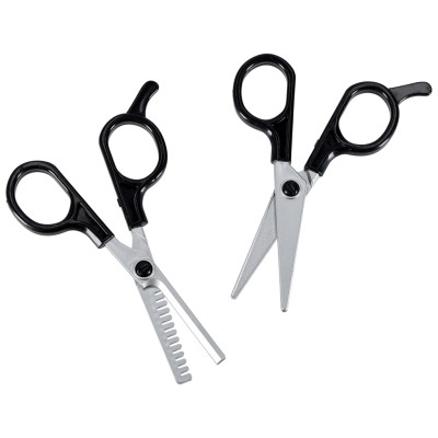 Kirpyklų rinkinys vaikams plaukų džiovintuvas plaukų tiesintuvas šviesos garsas 15 vnt.