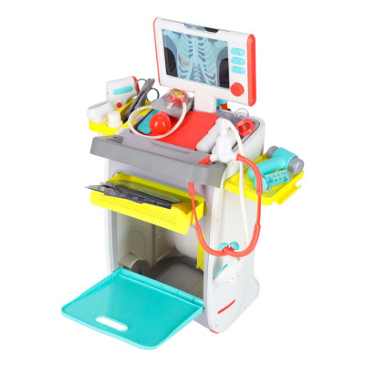 Didelis gydytojo rinkinys medicininė stotis mažas gydytojas ekg rentgeno šviesa garsas