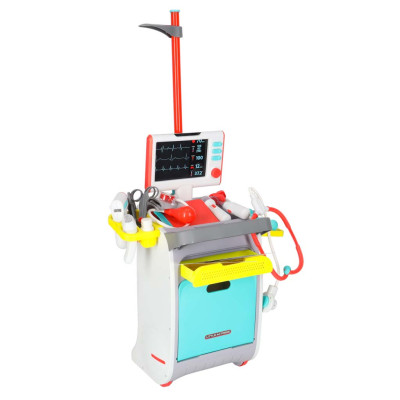 Didelis gydytojo rinkinys medicininė stotis mažas gydytojas ekg rentgeno šviesa garsas