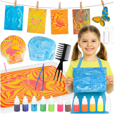 Tapyba ant vandens ebru kūrybinio meno rinkinio priedai 12 spalvų