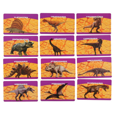 Archeologo kasinėjimo žaidimas Dinozauro kiaušiniai 12 vnt rinkinys