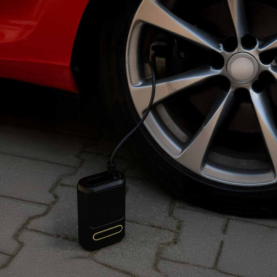 Elektrinė USB dviračių pompa su powebank