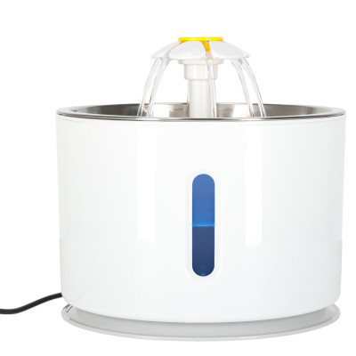 Gertuvė šuniui ir katei automatinė USB LED gertuvė 2,4 l valymo filtras