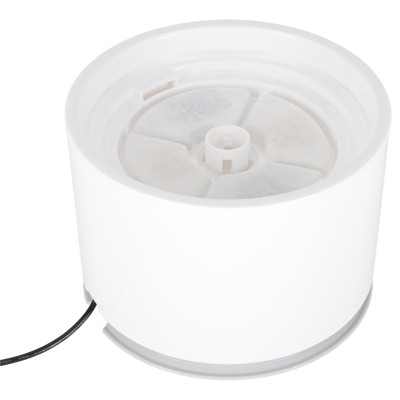 Gertuvė šuniui ir katei automatinė USB LED gertuvė 2,4 l valymo filtras