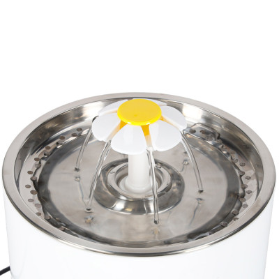 Gertuvė šuniui ir katei automatinė USB LED gertuvė 2,4 l valymo filtras