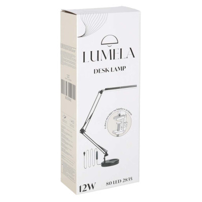 LED stalinis šviestuvas USB pasukama rankena 2 tvirtinimo būdai